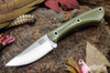 Bark River Knives: Iron River MagnaCut - Ranger Green G-10 - Hollow Pins