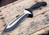Begg Knives: Bolo Fixed Blade - AUS-10 Stainless Steel - Black PVD Two-Tone Finish