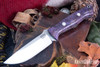 Bark River Knives: Bravo 1 - CPM 3V - Purple Maple Burl - White Liner