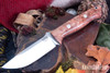 Bark River Knives: Bravo 1 - CPM 3V - Salmon Maple Burl - Natural Liner