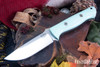 Bark River Knives: Bravo 1 - CPM 3V - Sea Blue G-10 - Sea Blue Liners - Mosaic Pins