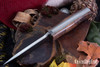 Bark River Knives: Bravo 1 - CPM 3V - Walnut Burl - Glow Liner - Brass Pins