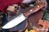 Bark River Knives: Bravo 1 - CPM 3V - Rampless - Dark Curly Maple - Brass Pins #2