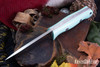 Bark River Knives: Bravo 1 - CPM 3V - Rampless - Sea Blue G-10 - Pink Liner