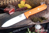 Bark River Knives: Kephart 4 - CPM 3V - Blaze Orange G-10 - Black Liners