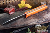 Bark River Knives: Kephart 4 - CPM 3V - Blaze Orange G-10 - Black Liners