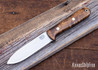 Bark River Knives: Kephart 4 - CPM 3V - Dark Curly Maple - Brass Pins #5