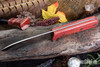 Bark River Knives: Kephart 4 - CPM 3V - Firedog Canvas Micarta - Red Liners - Mosaic Pins