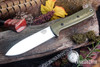 Bark River Knives: Kephart 4 - CPM 3V - Green Linen Micarta - Black Pins