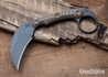 RMJ Tactical: Korbin Karambit - Hyena Brown G-10 - Nitro-V - Tungsten Cerakote