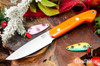 Bark River Knives: Bird & Trout - CPM 154 - Blaze Orange G-10