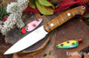 Bark River Knives: Bird & Trout - CPM 154 - Dark Curly Maple - Black Liners #2