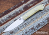 Bark River Knives: Bird & Trout - CPM 154 - Dune G-10 - White Liners - Mosaic Pins