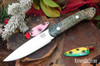 Bark River Knives: Bird & Trout - CPM 154 - Blue & Gray Maple Burl #2