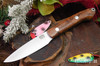 Bark River Knives: Bird & Trout - CPM 154 - Thuya Burl - Black Liners