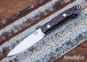 Bark River Knives: Bird & Trout - CPM 154 - Blood Phantasm Voodoo Resin - Yellow Liner