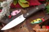 Bark River Knives: Bird & Trout - CPM 154 - Wenge - Orange Liners - Mosaic Pins #2