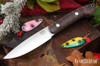 Bark River Knives: Bird & Trout - CPM 154 - Tan Tigertail Maple Burl #2