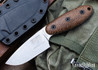 ESEE Knives: Sencillo - A2 Tool Steel - 3D Brown Burlap Micarta