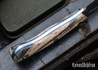 Lon Humphrey Knives: Mudbone Muskrat - Forged AEB-L - Storm Maple - Blue Liners - LH22AJ011