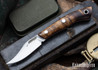 Lon Humphrey Knives: Mudbone Muskrat - Forged AEB-L - Curly Maple - Red Liners - LH22AJ024