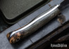 Lon Humphrey Knives: Mudbone Muskrat - Forged AEB-L - Storm Maple - Black Liners - LH22AJ026