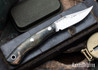 Lon Humphrey Knives: Mudbone Muskrat - Forged AEB-L - Storm Maple - Black Liners - LH22AJ028
