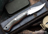 Lon Humphrey Knives: Mudbone Muskrat - Forged AEB-L - Storm Maple - Orange Liners - LH22AJ037