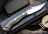 Lon Humphrey Knives: Mudbone Muskrat - Forged AEB-L - Storm Maple - Orange Liners - LH22AJ038