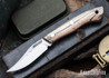 Lon Humphrey Knives: Mudbone Muskrat - Forged AEB-L - Storm Maple - Red Liners - LH22AJ039