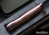 Lon Humphrey Knives: Mudbone Muskrat - Forged AEB-L - Tasmanian Blackwood - Red Liners - LH22AJ062