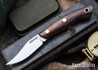 Lon Humphrey Knives: Mudbone Muskrat - Forged AEB-L - Tasmanian Blackwood - Red Liners - LH22AJ063