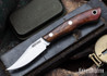 Lon Humphrey Knives: Mudbone Muskrat - Forged AEB-L - Box Elder Burl - Black Liners - LH22AJ072