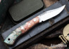 Lon Humphrey Knives: Mudbone Muskrat - Forged AEB-L - Box Elder Burl - Red Liners - LH22AJ132
