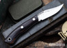 Lon Humphrey Knives: Mudbone Muskrat - Forged AEB-L - Desert Ironwood - Black Liners - LH22AJ153