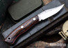 Lon Humphrey Knives: Mudbone Muskrat - Forged AEB-L - Desert Ironwood - Red Liners - LH22AJ169