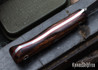 Lon Humphrey Knives: Mudbone Muskrat - Forged AEB-L - Desert Ironwood - Red Liners - LH22AJ169