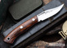 Lon Humphrey Knives: Mudbone Muskrat - Forged AEB-L - Desert Ironwood - Red Liners - LH22AJ171