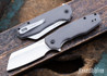 Kershaw Knives: Wharf - Assisted Flipper - Liner Lock - Gray Nylon - 8Cr13MoV Cleaver Blade - 1414