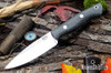 Bark River Knives: Mini Aurora - CPM-3V - Black Canvas Micarta - Matte