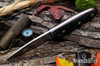 Bark River Knives: Mini Aurora - CPM-3V - Black Canvas Micarta - Red Liners - Brass Pins