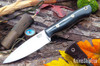 Bark River Knives: Mini Aurora - CPM-3V - Black G-10 - Red Liners - Mosaic Pins