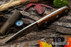 Bark River Knives: Mini Aurora - CPM-3V - Dark Curly Maple - Black Liners #1