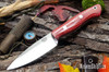 Bark River Knives: Mini Aurora - CPM-3V - Firedog Canvas Micarta - Black Liners