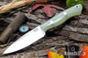 Bark River Knives: Mini Aurora - CPM-3V - Ghost Green Jade G-10