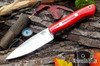 Bark River Knives: Mini Aurora - CPM-3V - Red G-10