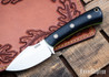 Lishen Knives: Sable - AEB-L - Black G-10 - Green Liners - Mosaic Pins - LK30AJ003