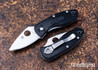 Spyderco: Ambitious Lightweight - Black FRN - Liner Lock - Stainless Steel Blade - Serrated Edge - C148SBK