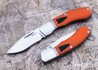 Begg Knives: Recurve Mini Hunter - Slipjoint - Orange G-10