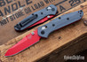 Benchmade Knives: 945RD-2401 Mini Osborne - SHOT Show Limited Edition - Gray G-10 - CPM-S90V - Red Finish